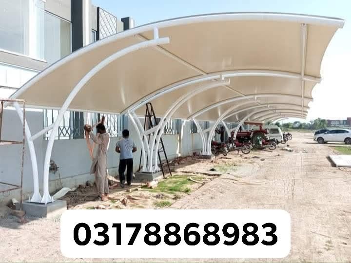 Car Parking Shade Installing